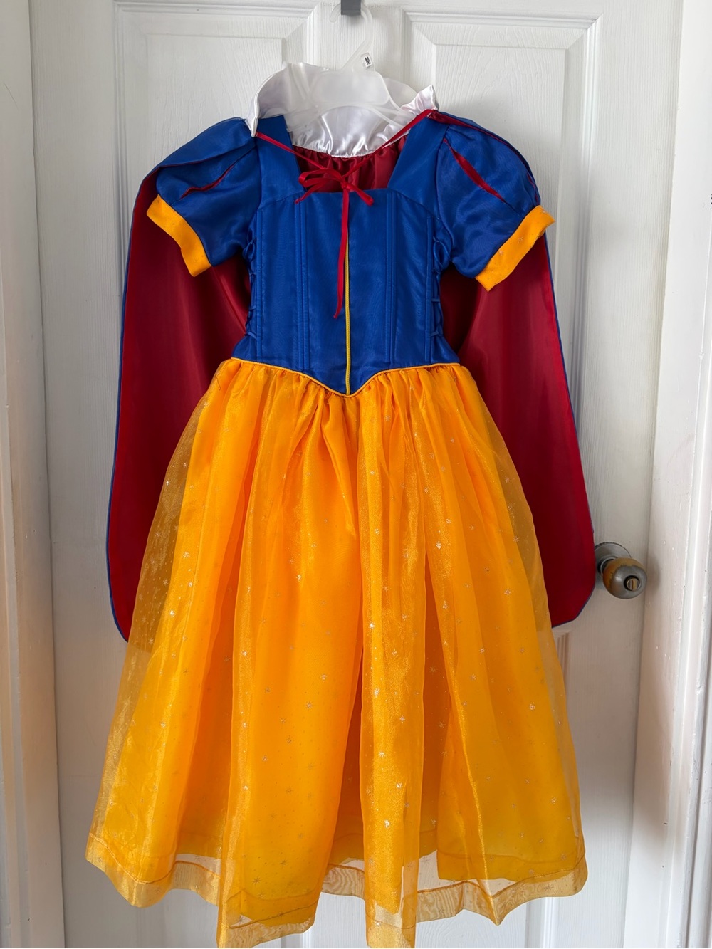 Princess Girl's Costume Dress with Cape size 6